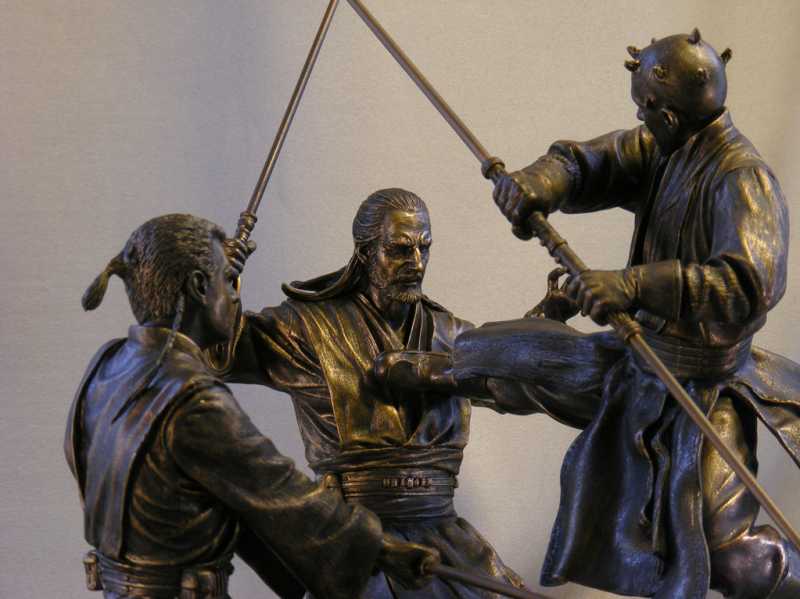 Duel of the Fates - The Phantom Menace - Faux Bronze