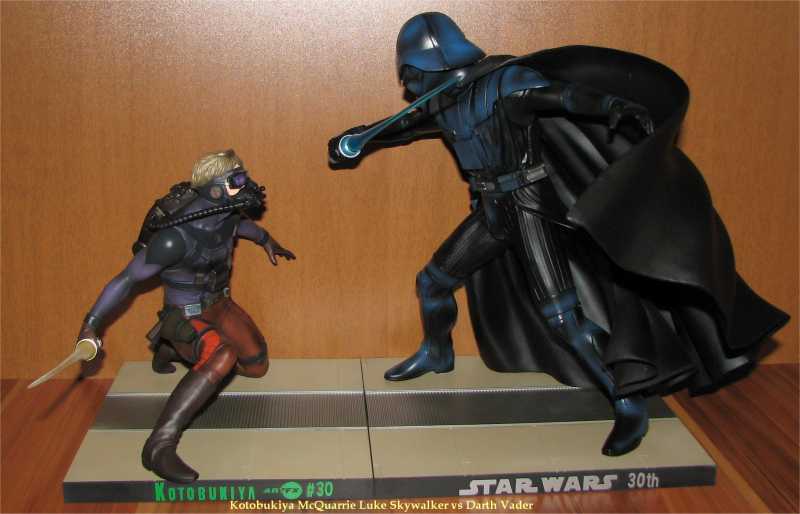 McQuarrie Luke Skywalker vs Darth Vader - A New Hope - Limited Edition