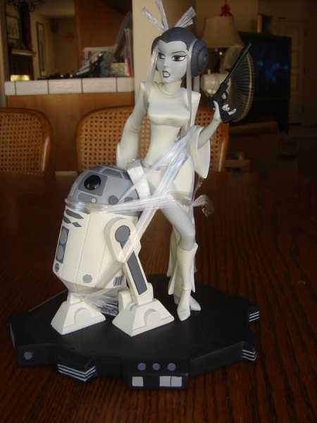 Princess Leia and R2-D2 - A New Hope - Black and White Blister Exclusive