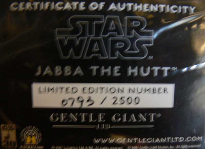 Jabba the Hutt - Return of the Jedi - Limited Edition