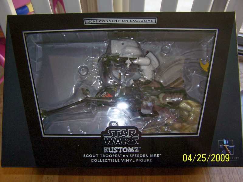 Scout Trooper on Speeder Bike - Star Wars - Camouflage 2008 San Diego Comic Con Exclusive