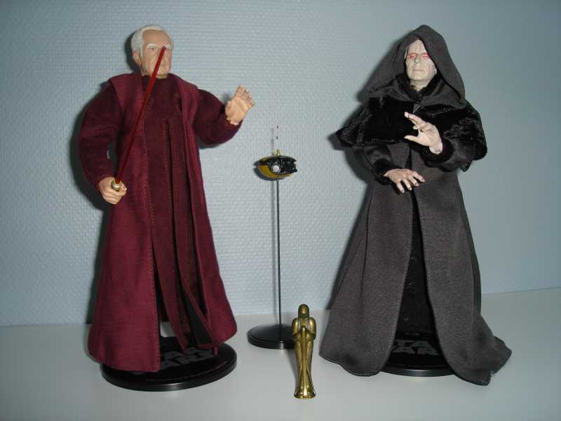 Palpatine Figure Set - Revenge of the Sith - Sideshow Exclusive);