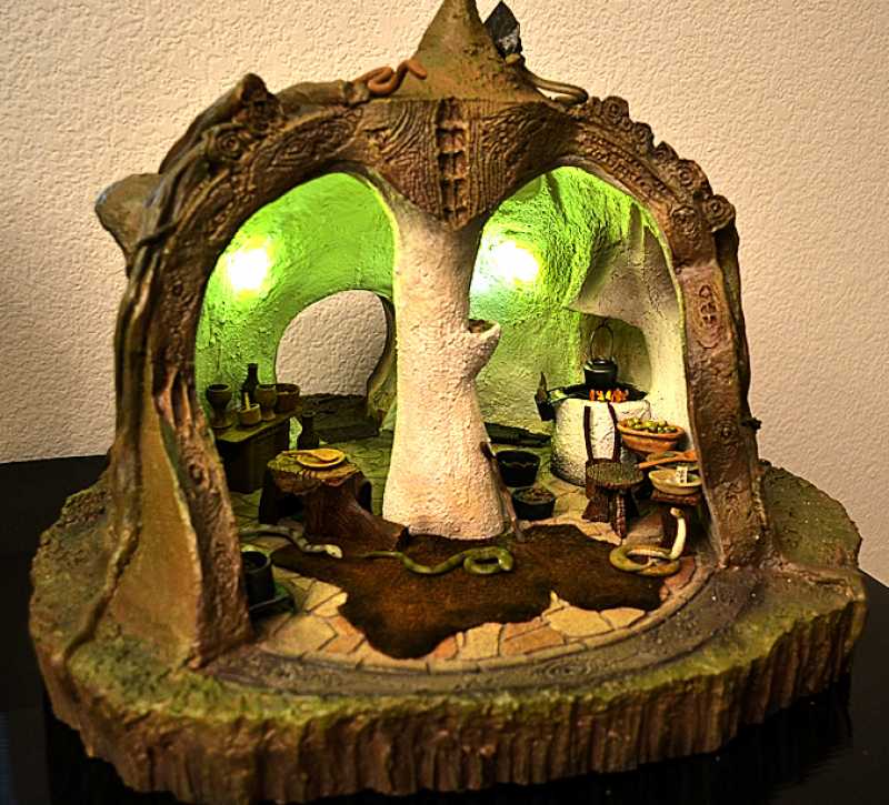 Dagobah Environment - Yoda's Hut - The Empire Strikes Back - Limited Edition);