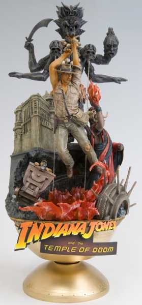 Indiana Jones Temple Of Doom Artfx Theatre - Indiana Jones and the Temple of Doom - Limited Edition);