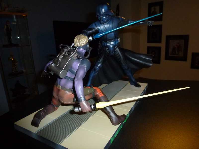 McQuarrie Luke Skywalker vs Darth Vader - A New Hope - Limited Edition